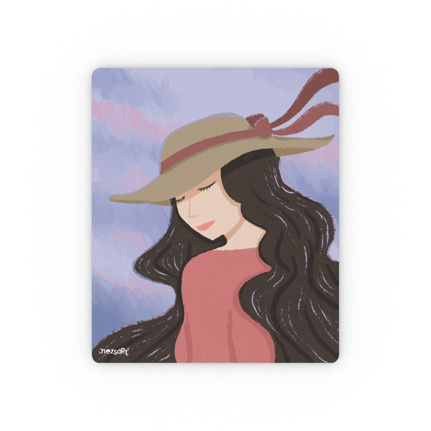 NEZS.ART Cozy Theme - 23.6cm x 19.8cm Rectangular Mousepad "i've healed" - NEZS.ART official 