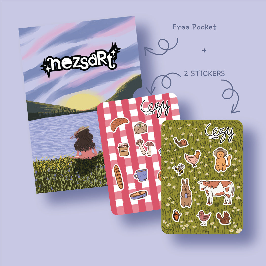 NEZS.ART Cozy Theme Sticker set - NEZS.ART official 