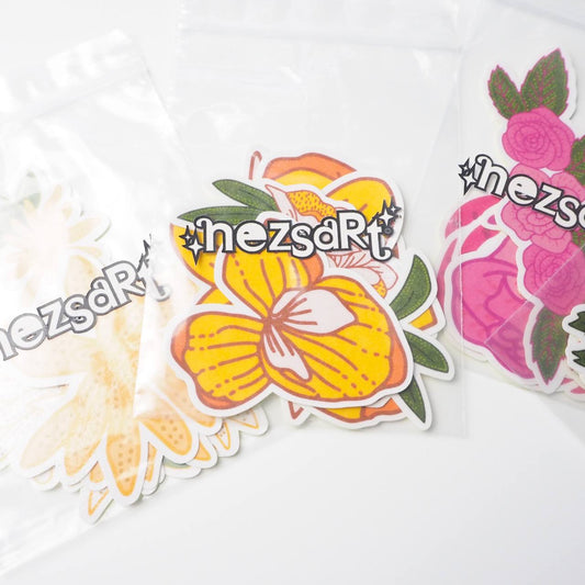 NEZS.ART Batik Theme Die cut stickers - NEZS.ART official 