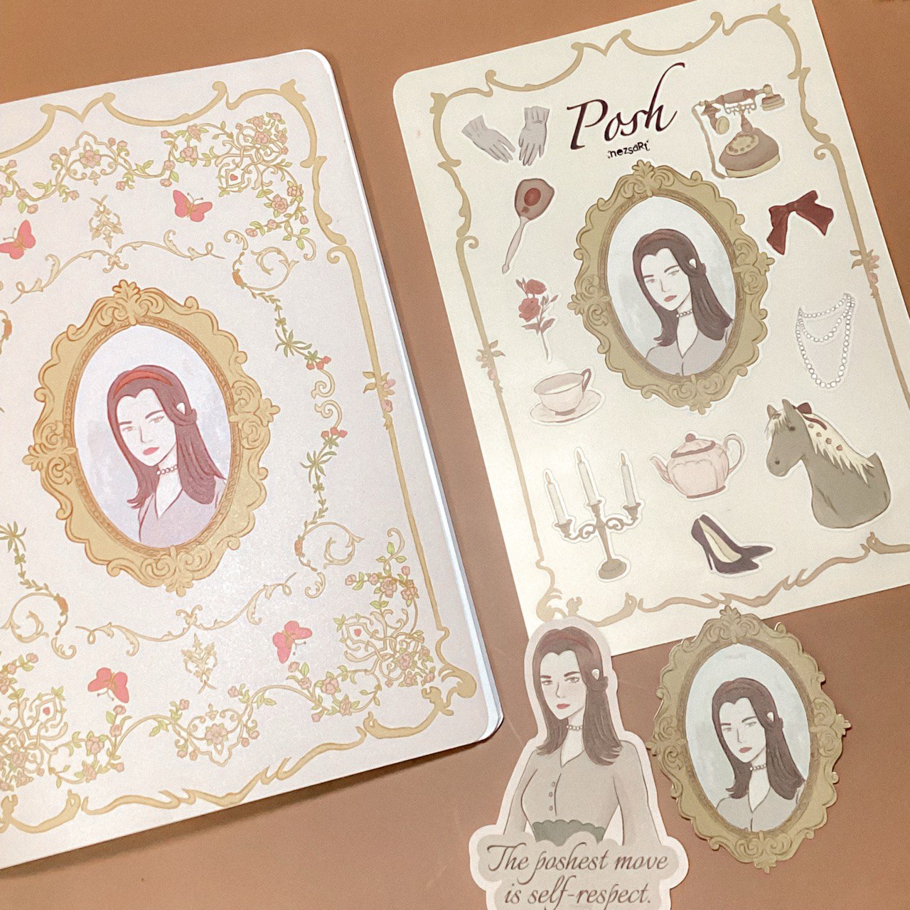 NEZS.ART Posh Theme Notebook - NEZS.ART official 